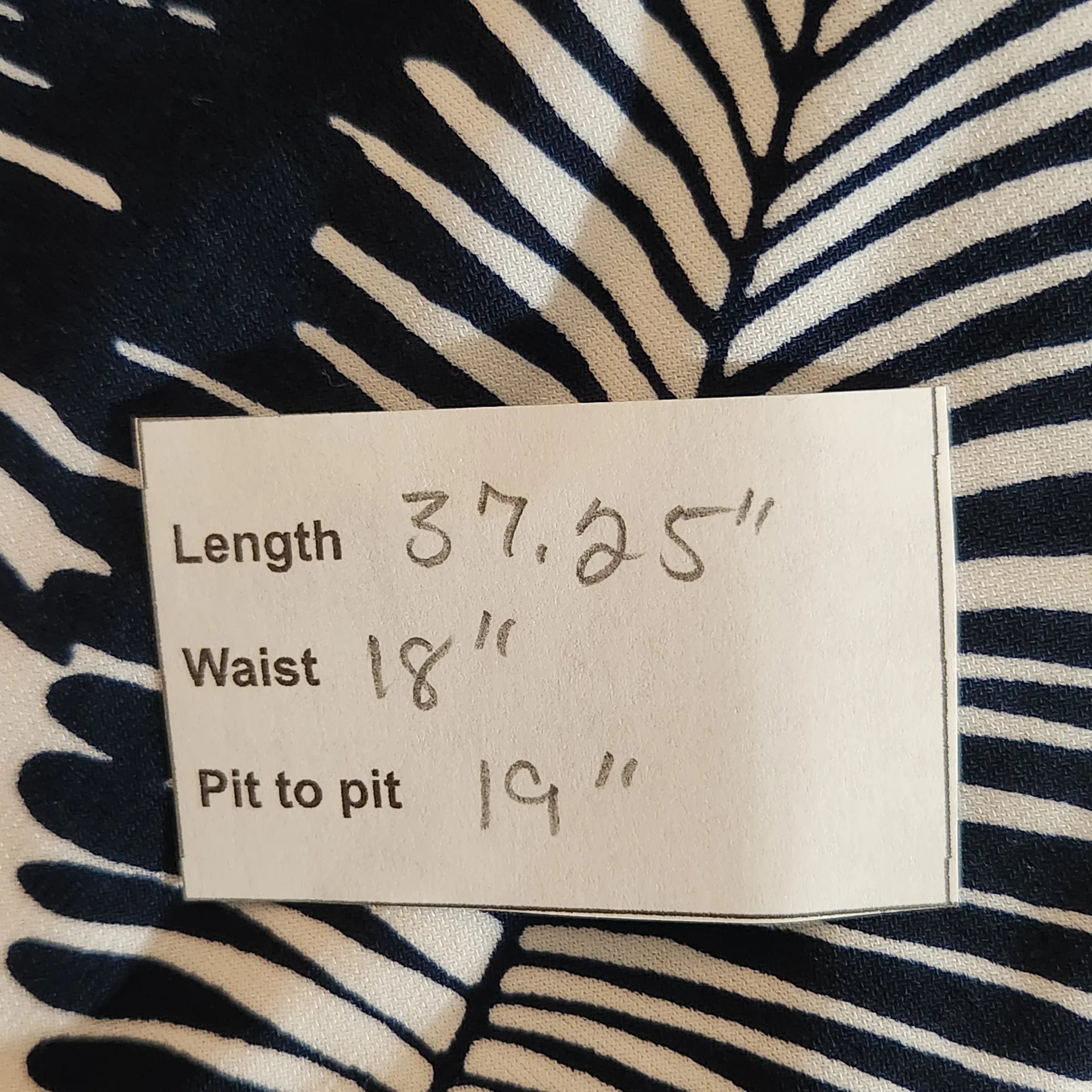 Jessica Howard Navy Leaf Shift Dress Size 14 Wedding Guest Dress - Image 3