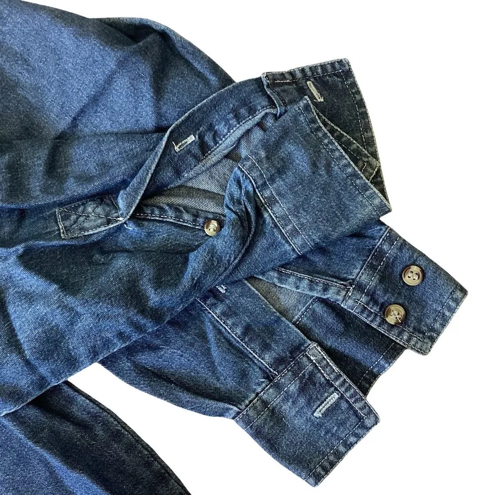 Blue Pointe Denim Button Down Size M - Image 6