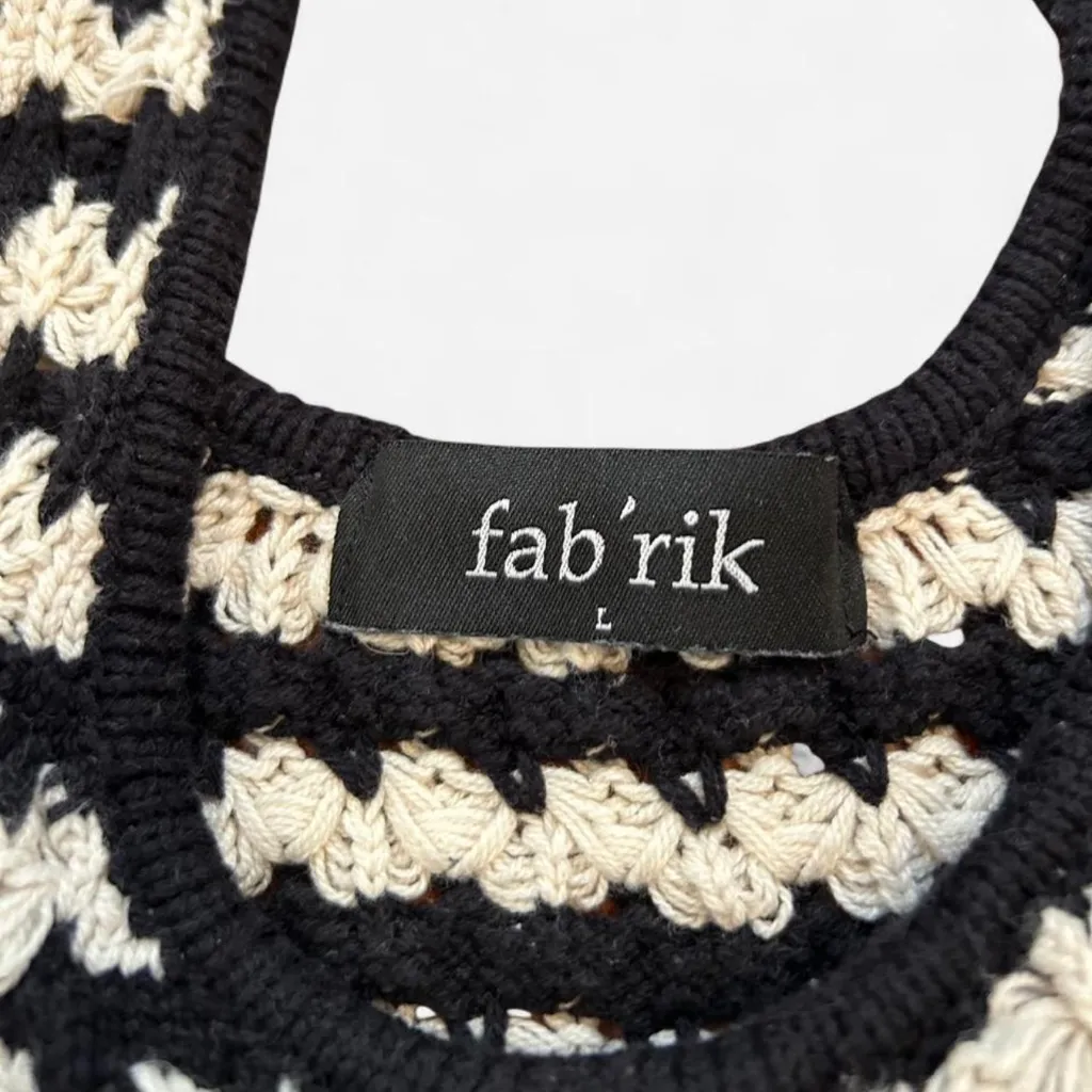 Fab'rik Monochrome Striped Tank Top - Image 5