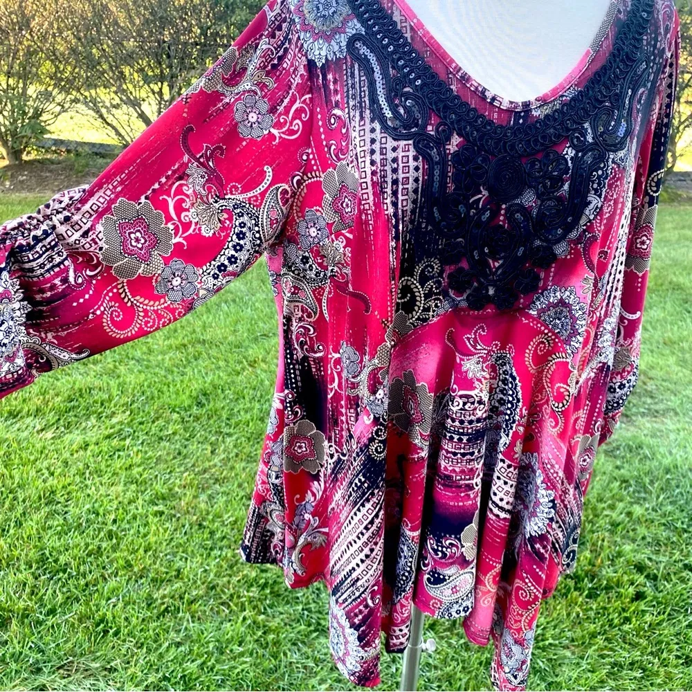 Dress Barn Asymmetrical Tunic Plus Size Top - Image 7