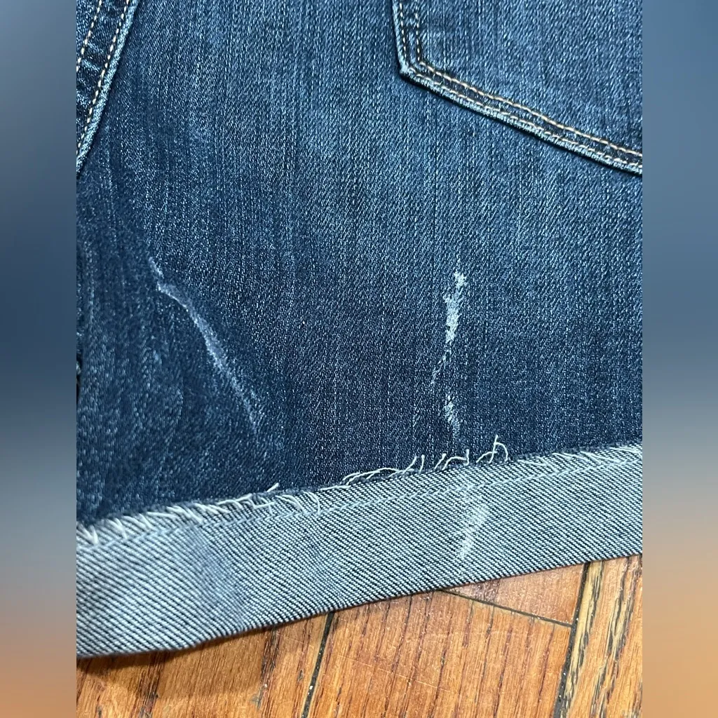 PAIGE Indigo Denim Skirt - Image 11