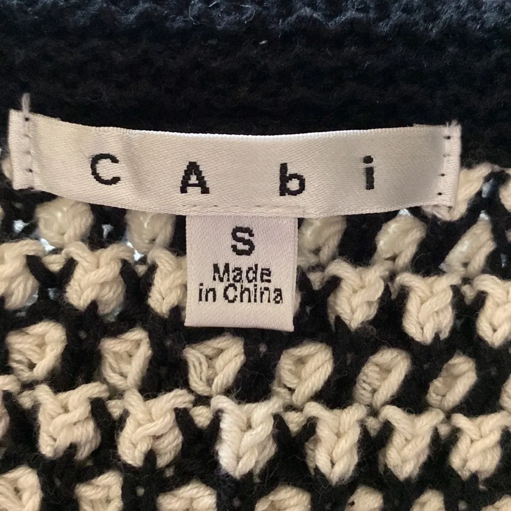 CAbi Coco Waffle Knit Cardigan Sz S - Image 11