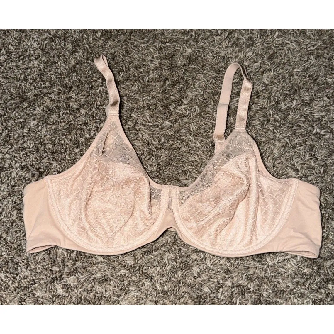 Chantelle C Magnifique Unlined Seamless Underwire Bra Nude Tan 16M1 Size 38C - Image 2