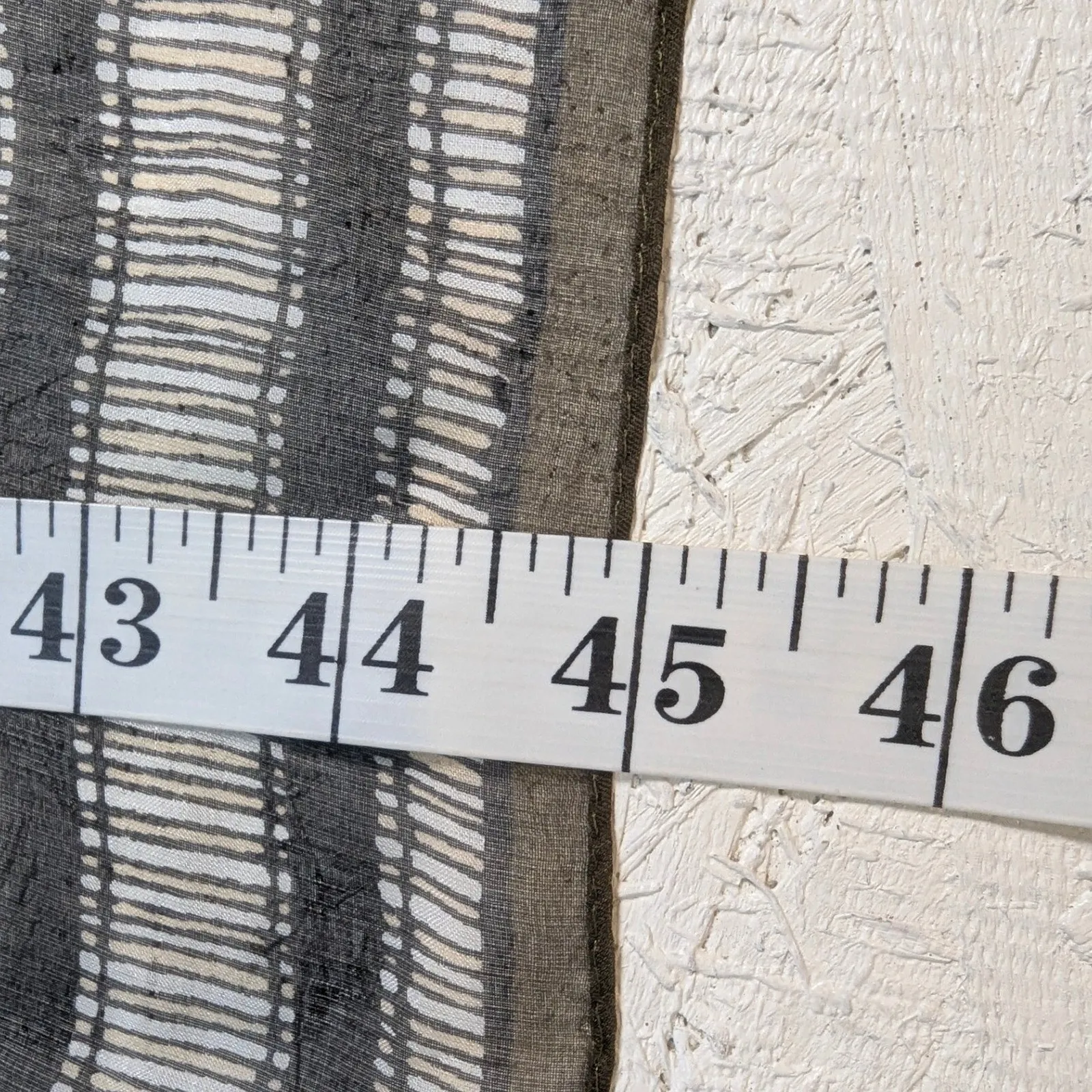 Vince Camuto Persimmon Orange Abstract Print Sheer Scarf One Size - Image 2