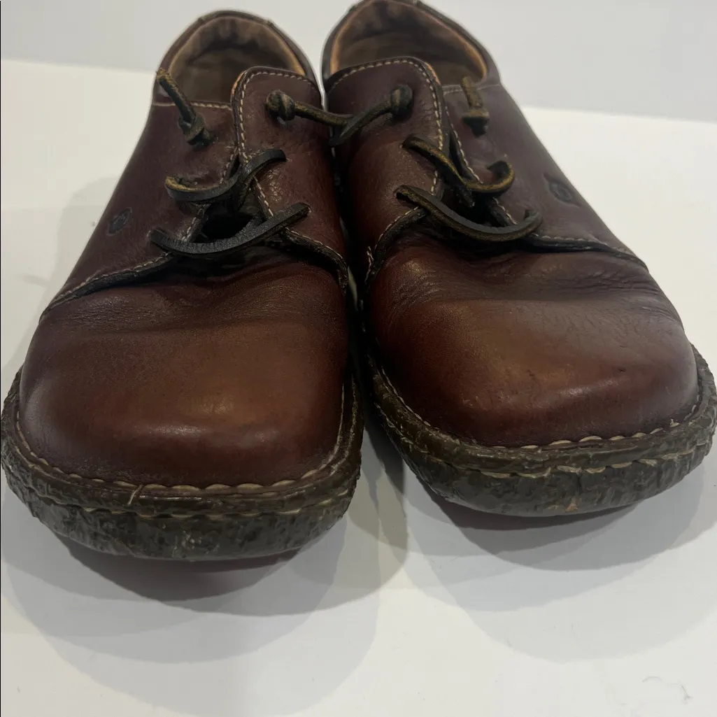 Born Brown Leather Comfort Lace - Image 3