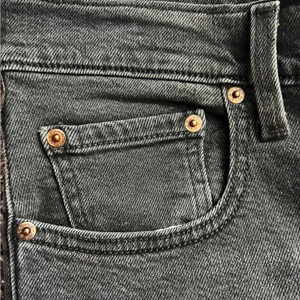 Levi’s NWT Ribcage Straight Ankle Jeans Women’s Black High Rise Denim Size 32 - Image 8