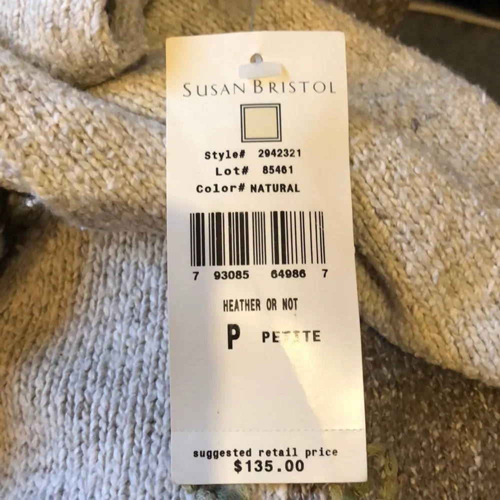 Susan Bristol Vintage Floral Sweater NWT PP - Image 16