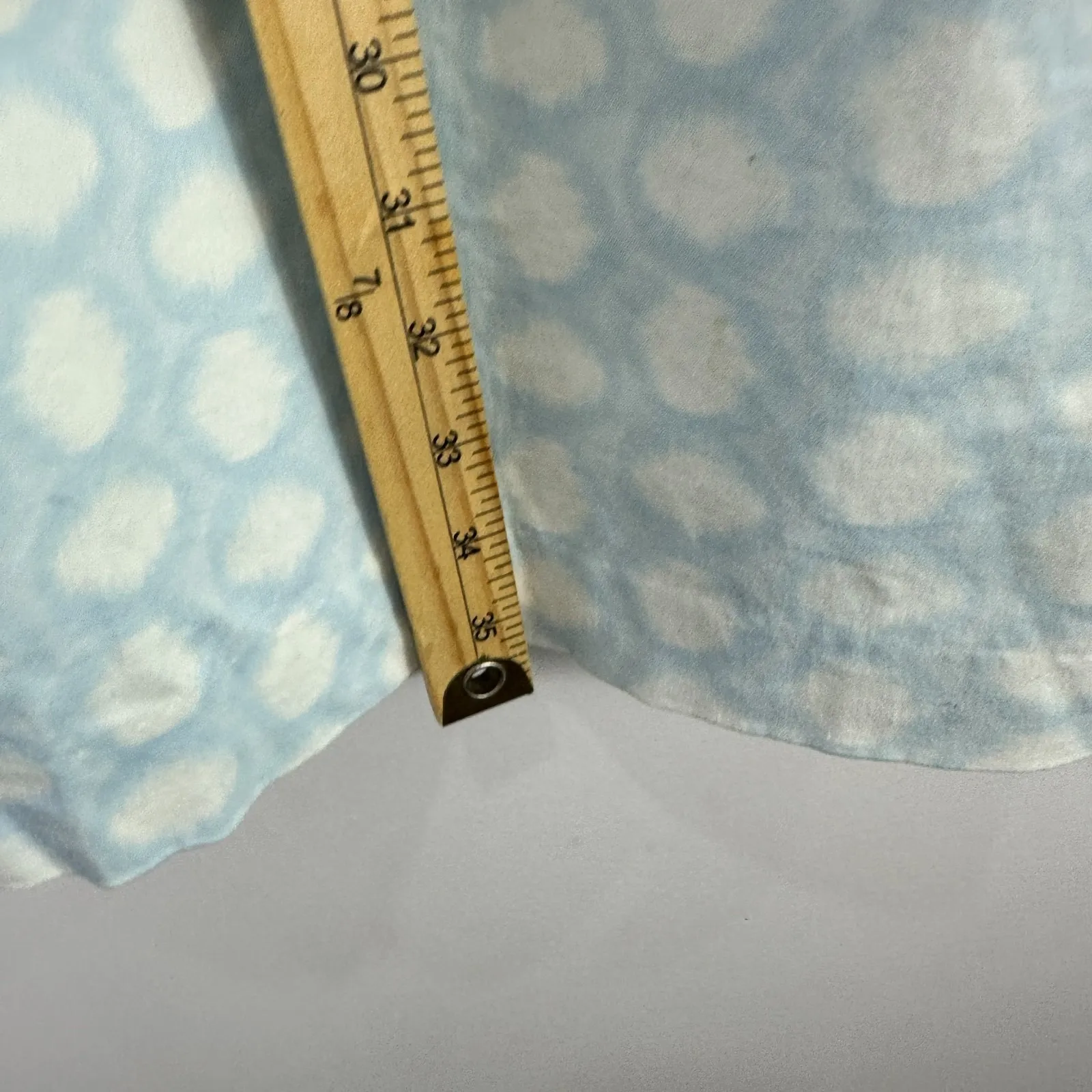 Calvin Klein Sheath Dress Women 8 Blue Polka Dot Sleeveless Belted Career Preppy - Image 3