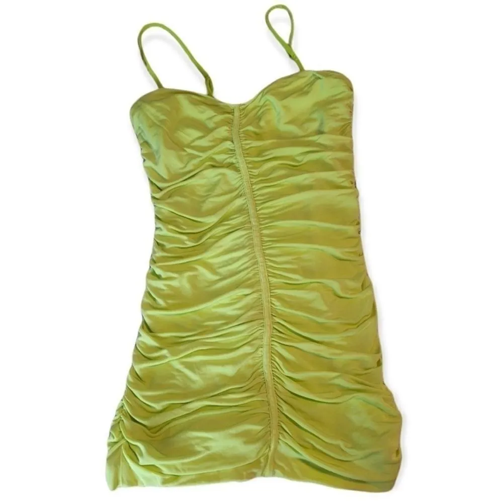REVOLVE NBD Synthetic Preslie Dress Neon Yellow/Lime Green Size XSmall - Image 11