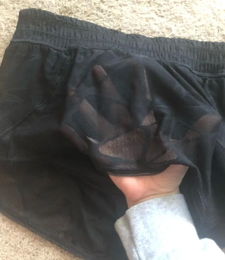 Lululemon Black Mesh Shorts - Image 2