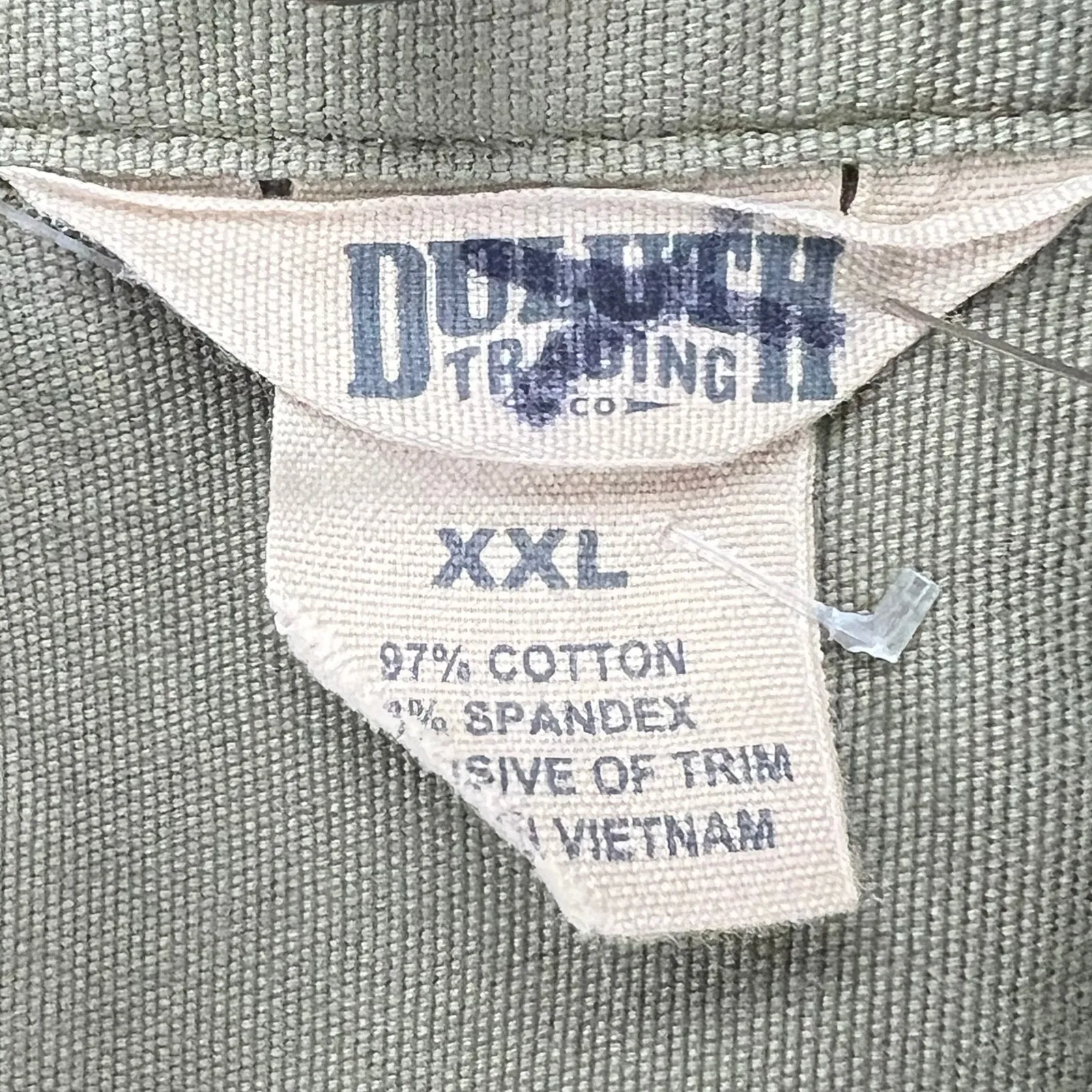 Duluth Trading Co Shacket Womens XXL Green Button Up Utility Jacket Gorpcore Size 2X - Image 13