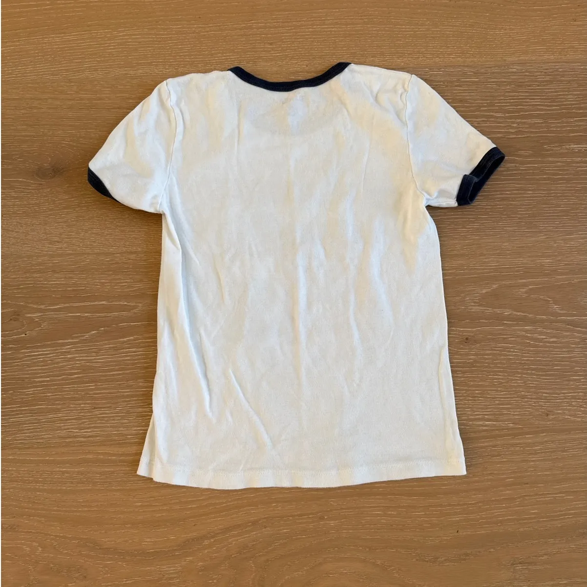 Brandy Melville Graphic Tee Hailie Los Angeles 1993 White Blue - Image 3
