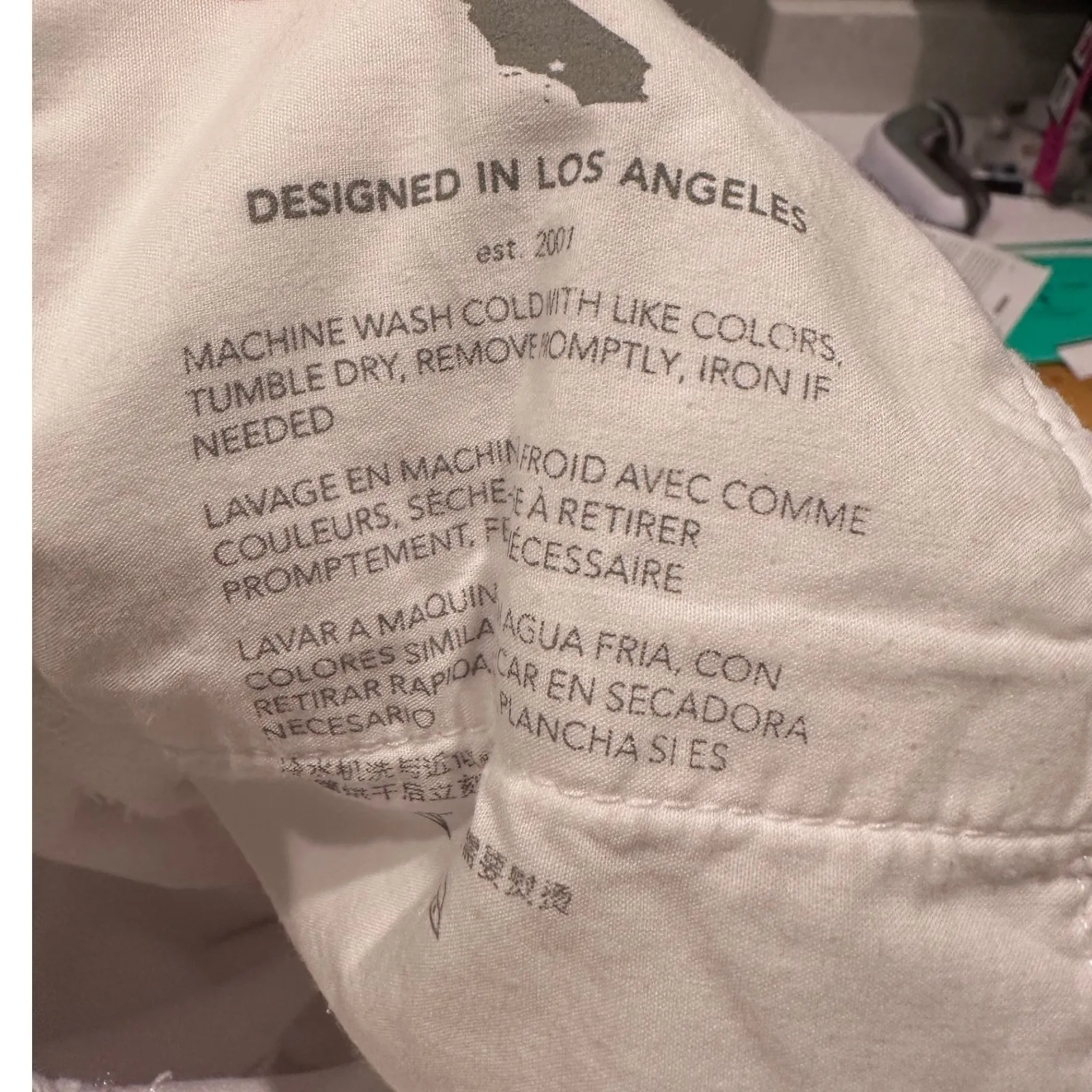 AG Adriano Goldschmeid Saige High Rise Straight White Denim Jeans Size 28 - Image 8