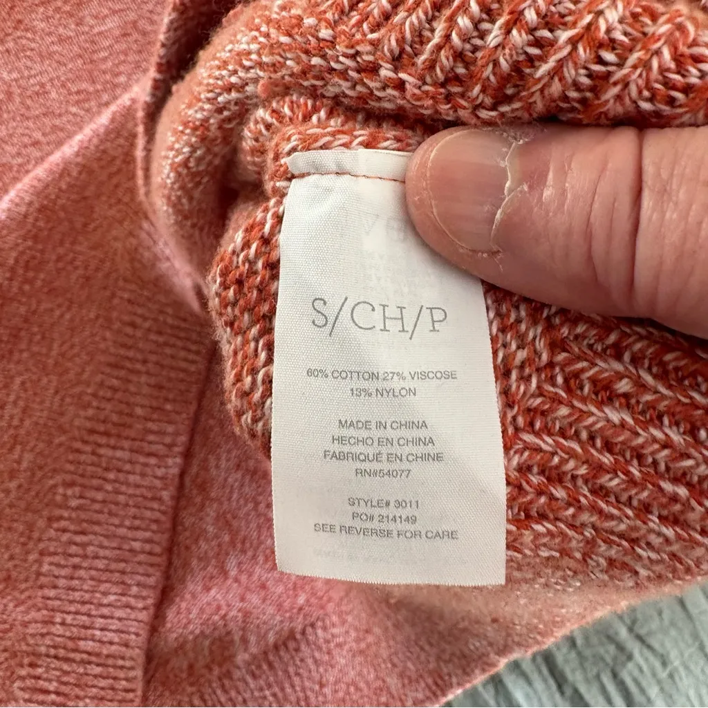 CAbi Fold Over Cowl Dolman Sleeve Sweater. Size Small. - Image 8