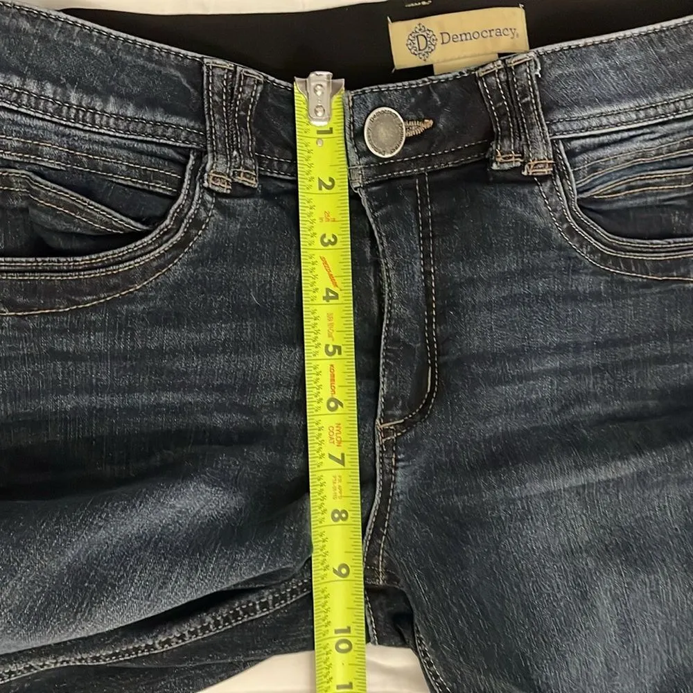 Democracy Ab Solution Denim Skinny Ankle Blue Jeans Womens Size 8 - Image 6