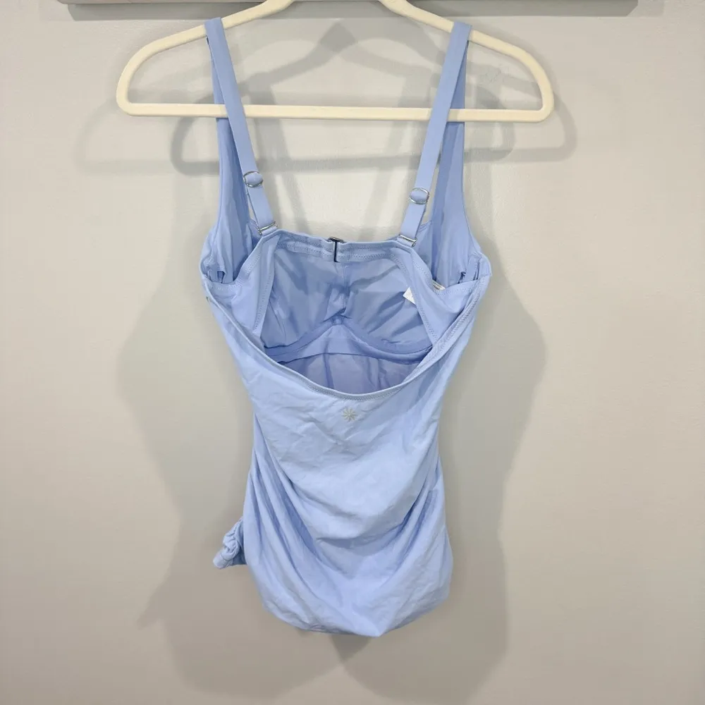 Athleta Tankini Top | 34D/DD | Cerulea Blue | Square Neck | EUC - Image 3