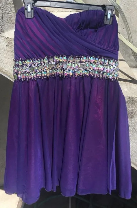 purple prom/formal dress - Image 2