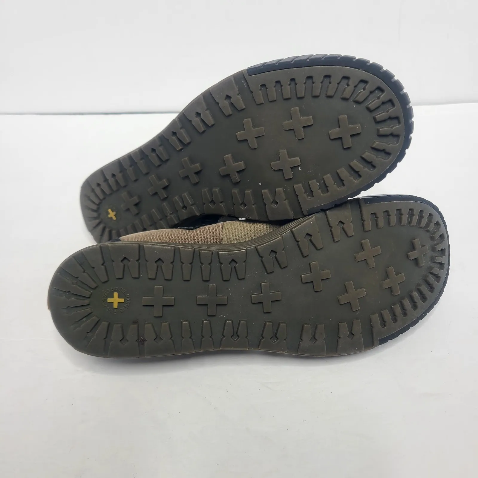 Dr Doc‎ Martens 12585 Shoes Womens 9 41 Tan Skulls Rising Sun Canvas Mary Jane - Image 7