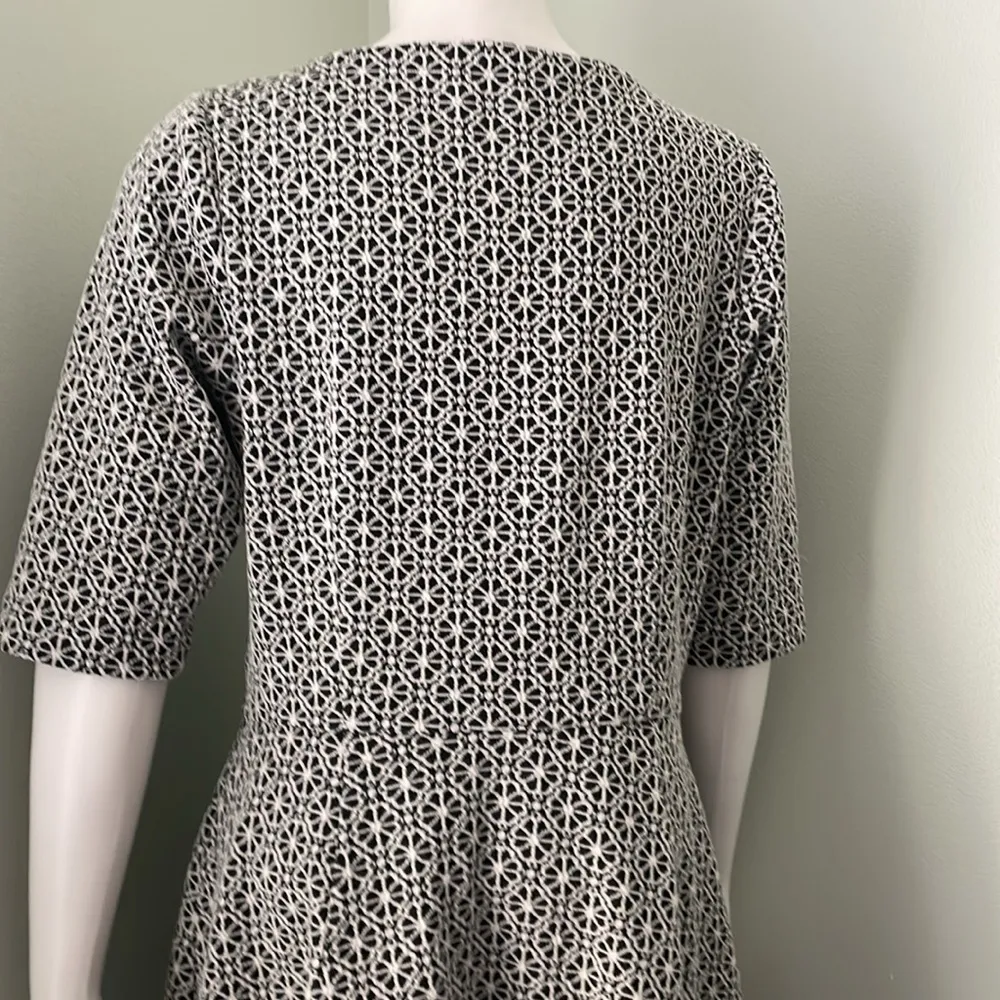 Boden Annabel Black & White Dress size 12 - Image 7