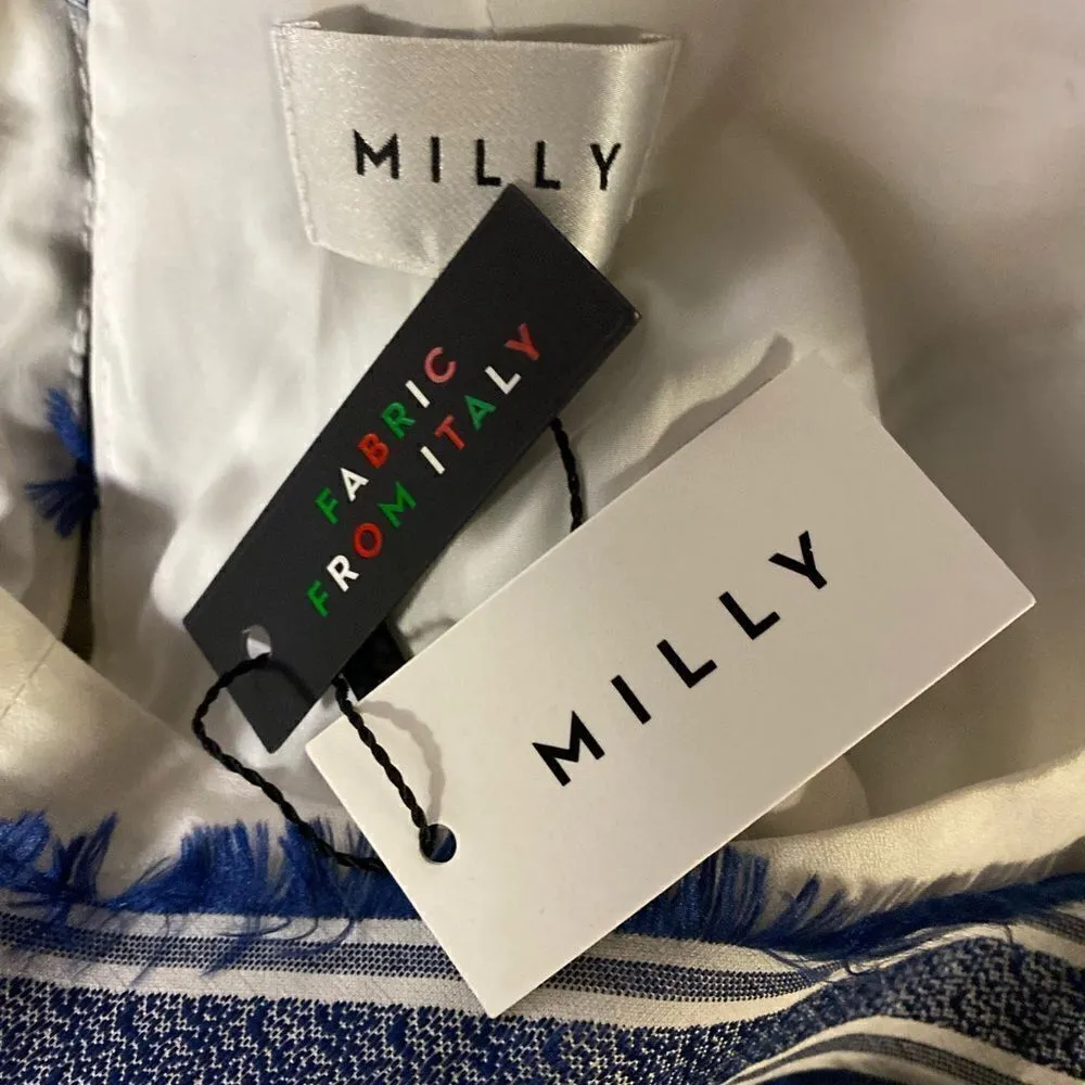 #700  MILLY Kendra Diagonal Mini Dress New with tags - Image 11