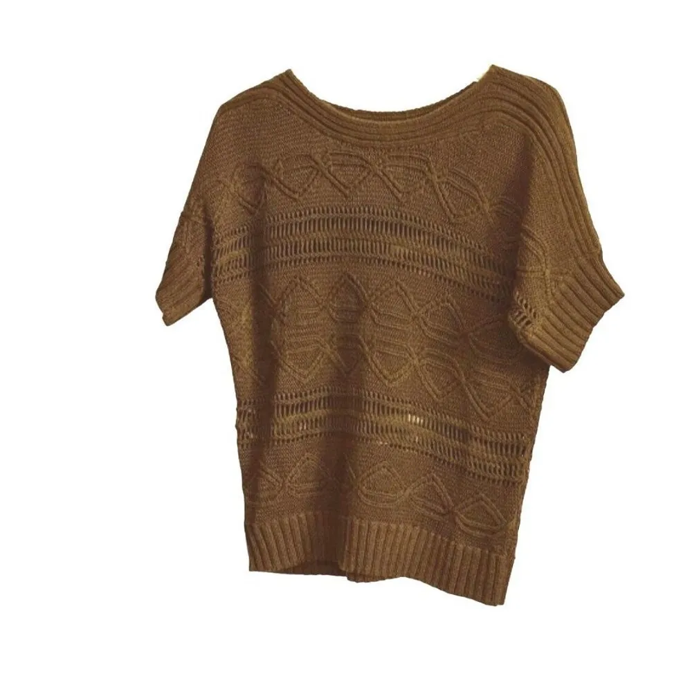 Ruby Rd Women's Deep Brown Sweaters Sz Large Sku 2313 - Image 5