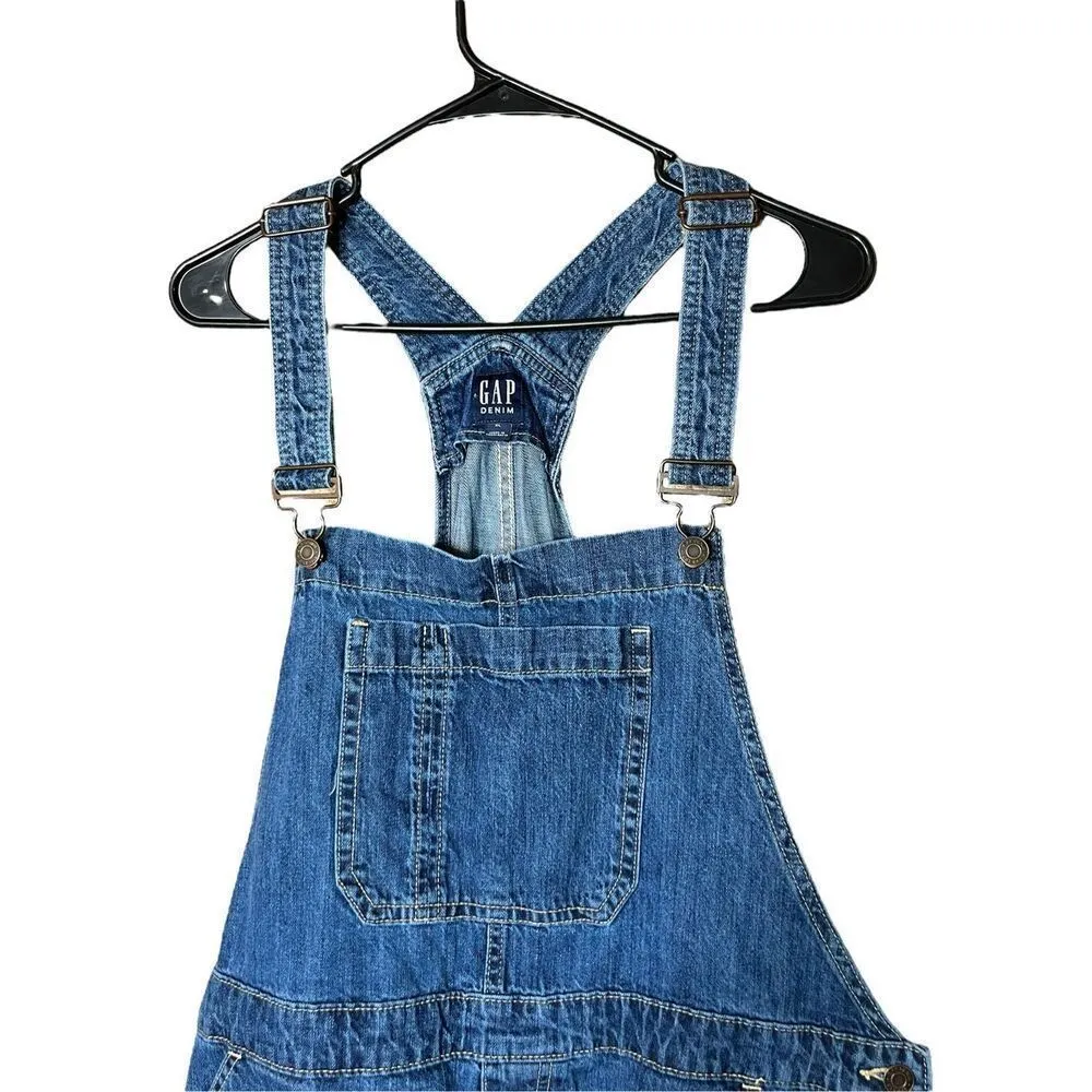 Gap Denim Shortalls Overalls Size XL - Image 2
