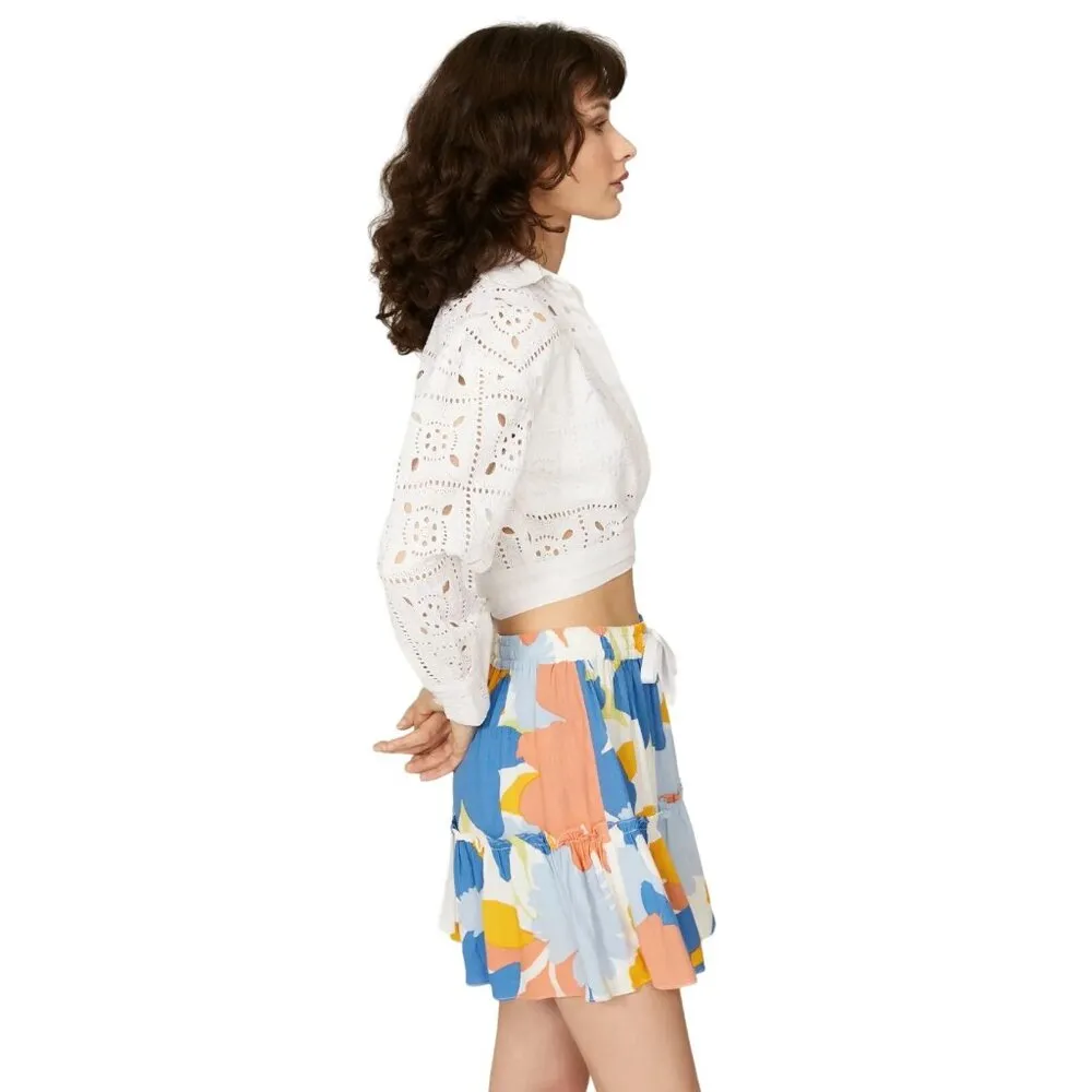 Peter Som Collective Floral Skort in Multicolor 6 Womens Skirt Shorts - Image 2