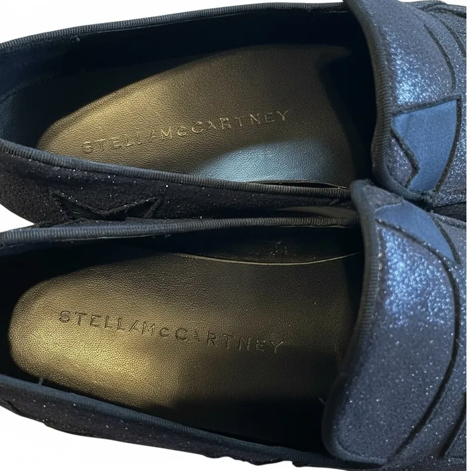 Stella McCartney Binx Star Glitter Loafers - Image 4