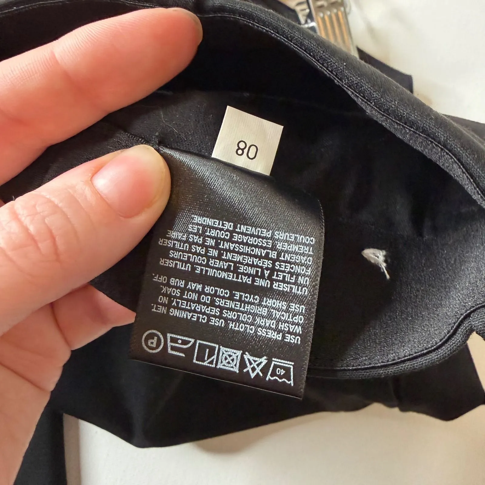 Uniqlo Smart Ankle Pants Small Black Stretch Trouser Minimalist Classic Neutral - Image 6