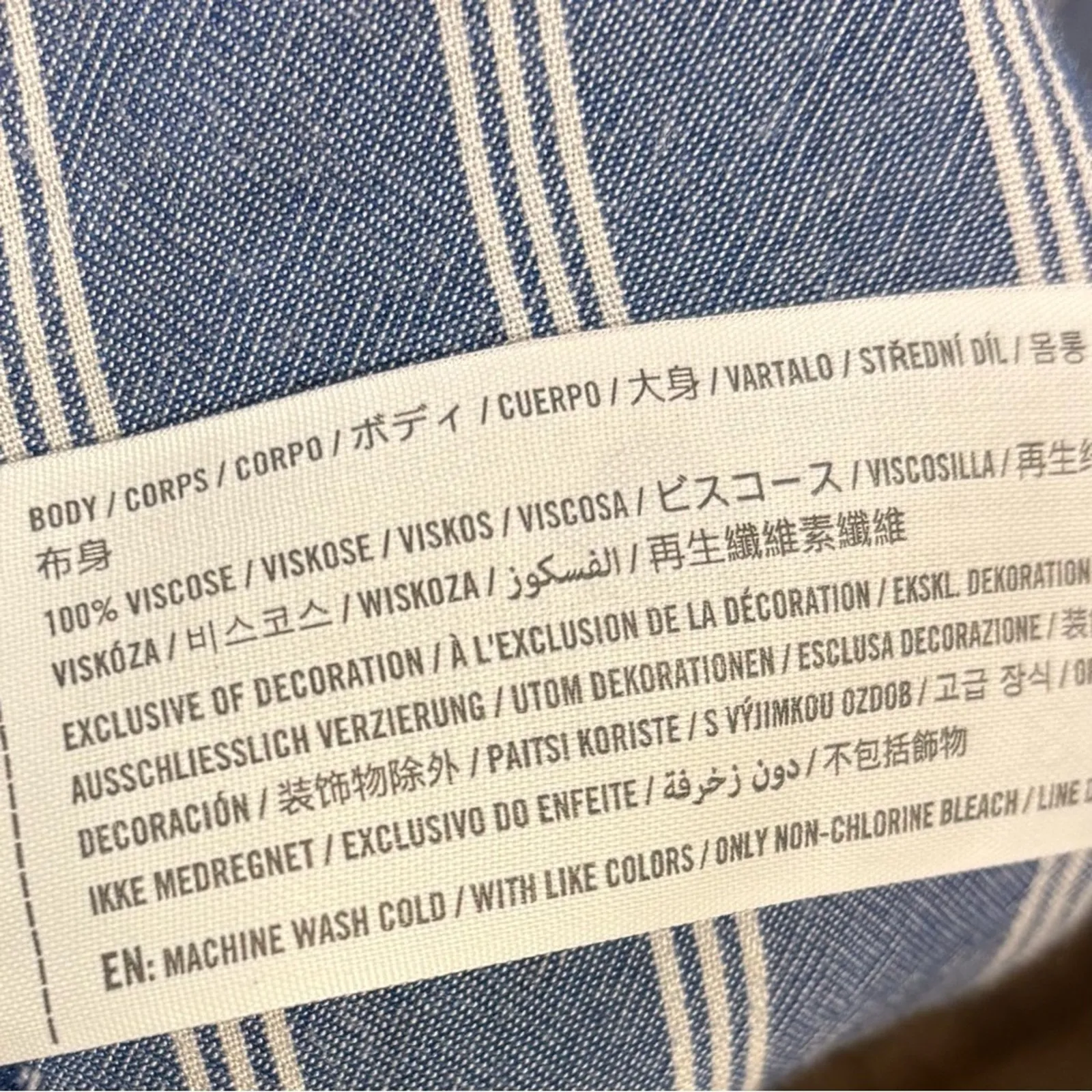 Hollister striped Wrap Dress Y2K Coquette Indie Summer Sundress, Size Medium - Image 12