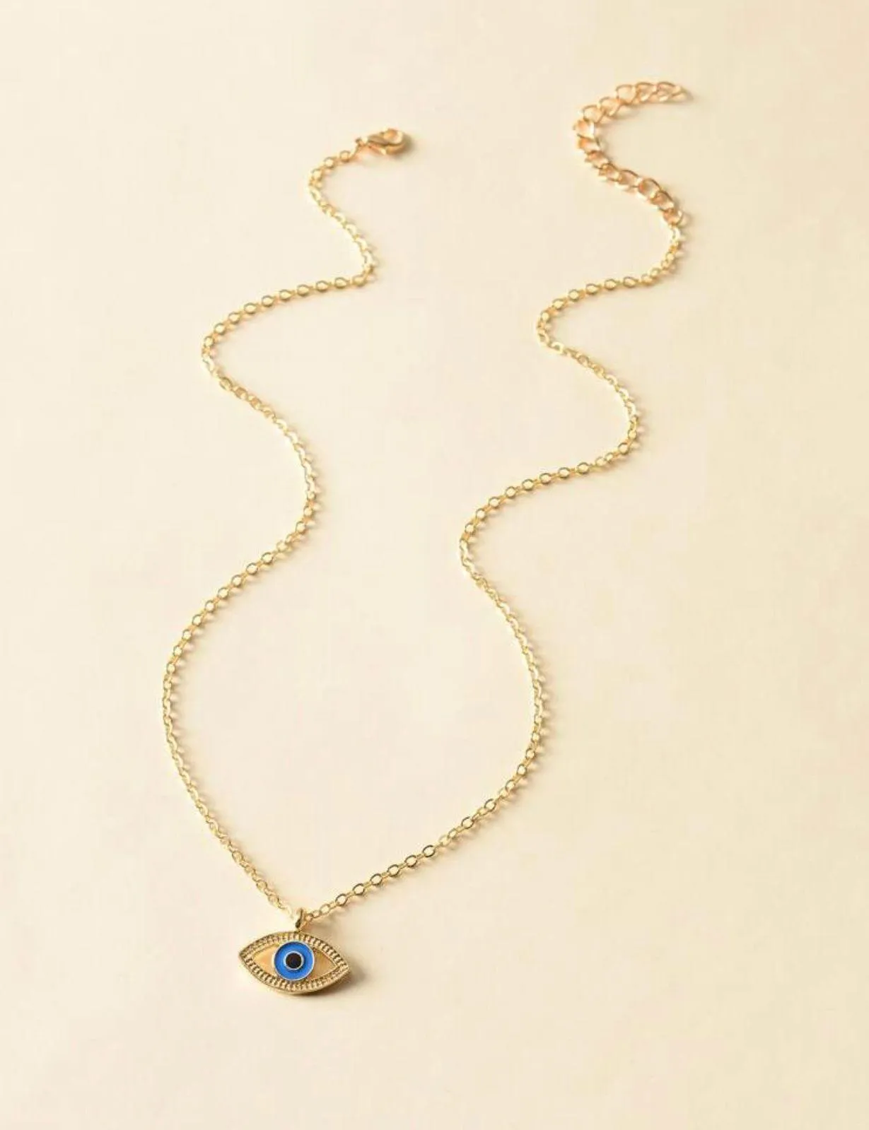 Evil Eye gold Necklace - Image 3