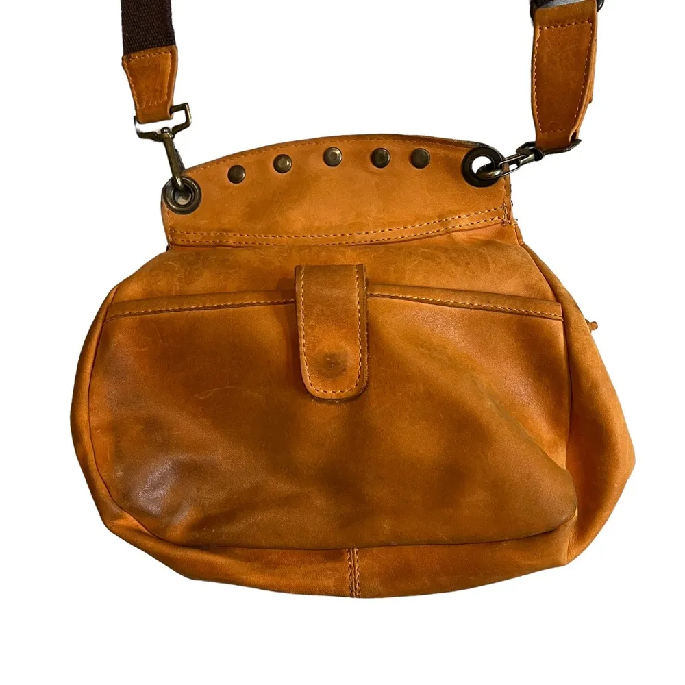 Ay Guey (famous brand in Mexico) Leather Bucket Shoulder Bag Brown - Image 7
