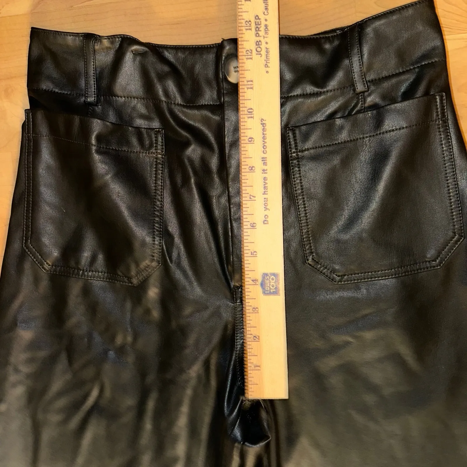 Maeve by Anthropologie The Colette Cropped Vegan Leather Pants Size 30 - Image 6