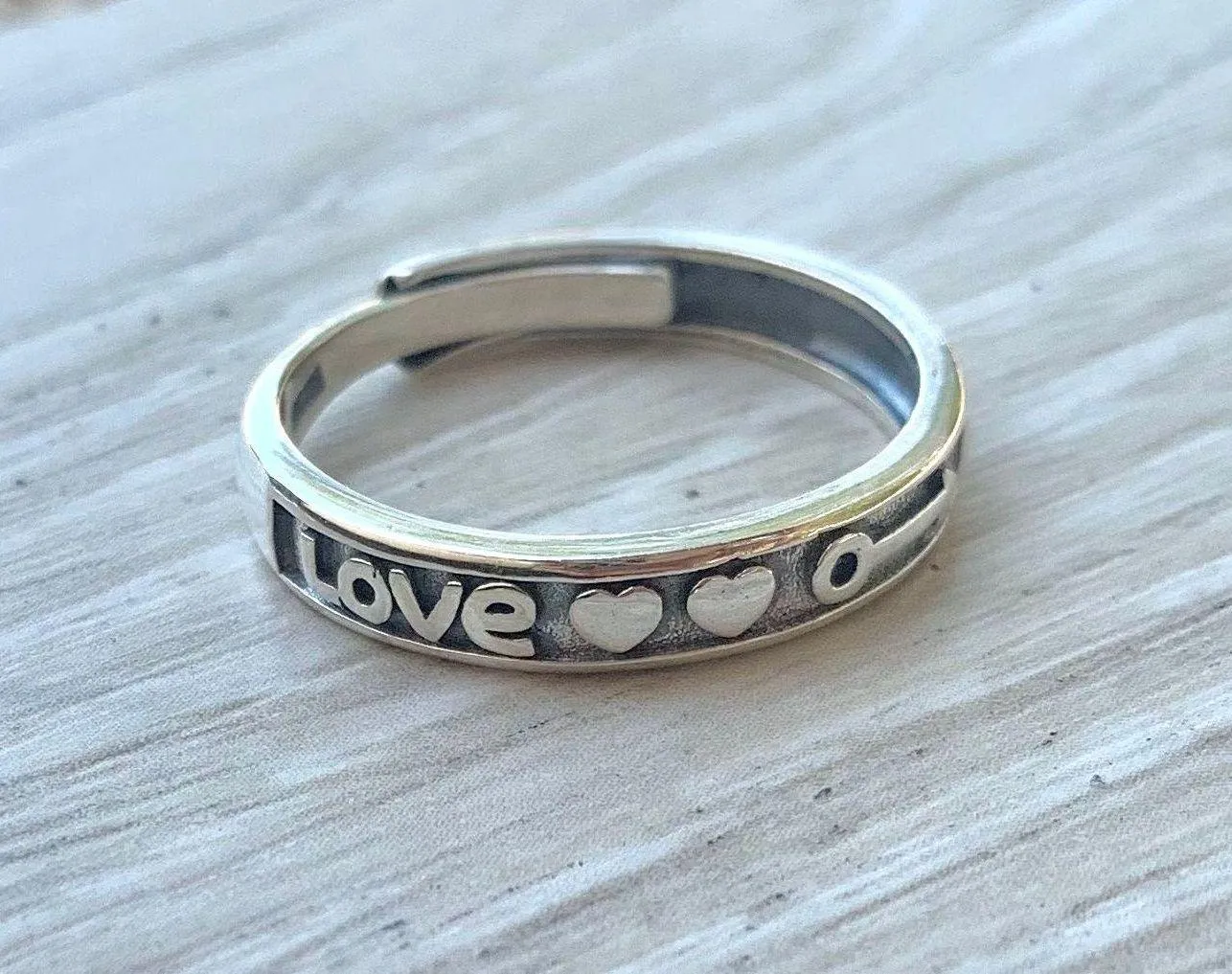 love ring silver - Image 3