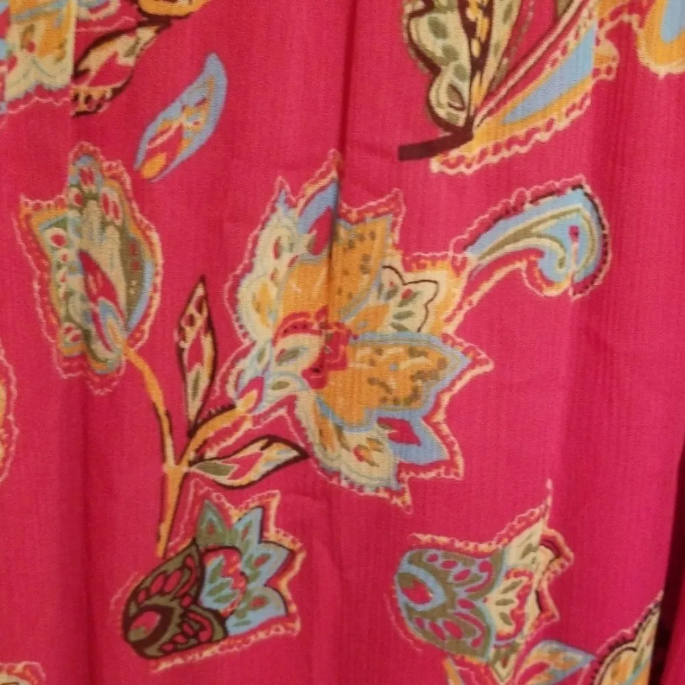 💕ESPRIT💕 Floral Chiffon Shoulder Tie Midi Dress - Image 6