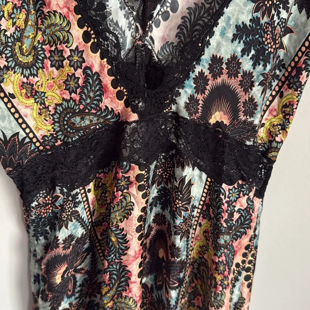 SANDRO Printed silk-twill midi dress Small - Image 10