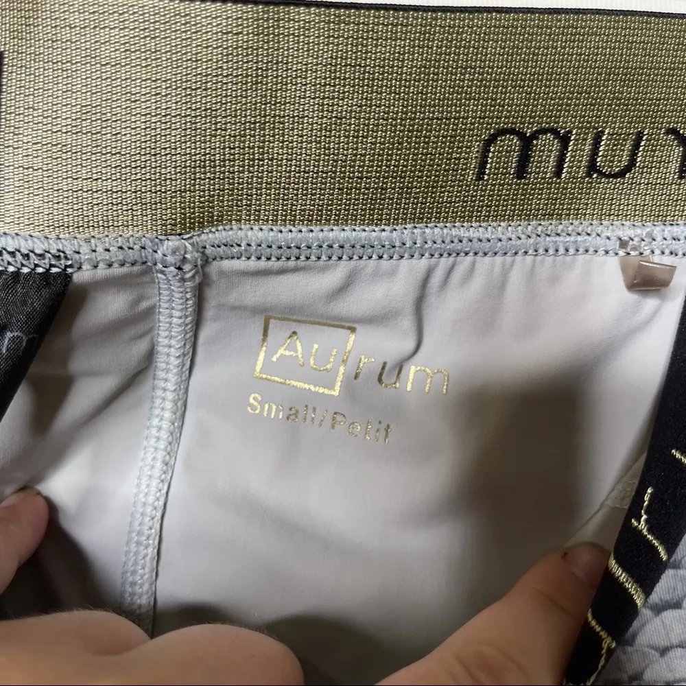 AURUM STEEL SCALES SNAKE CROPS SMALL LEGGINGS sz S - Image 8