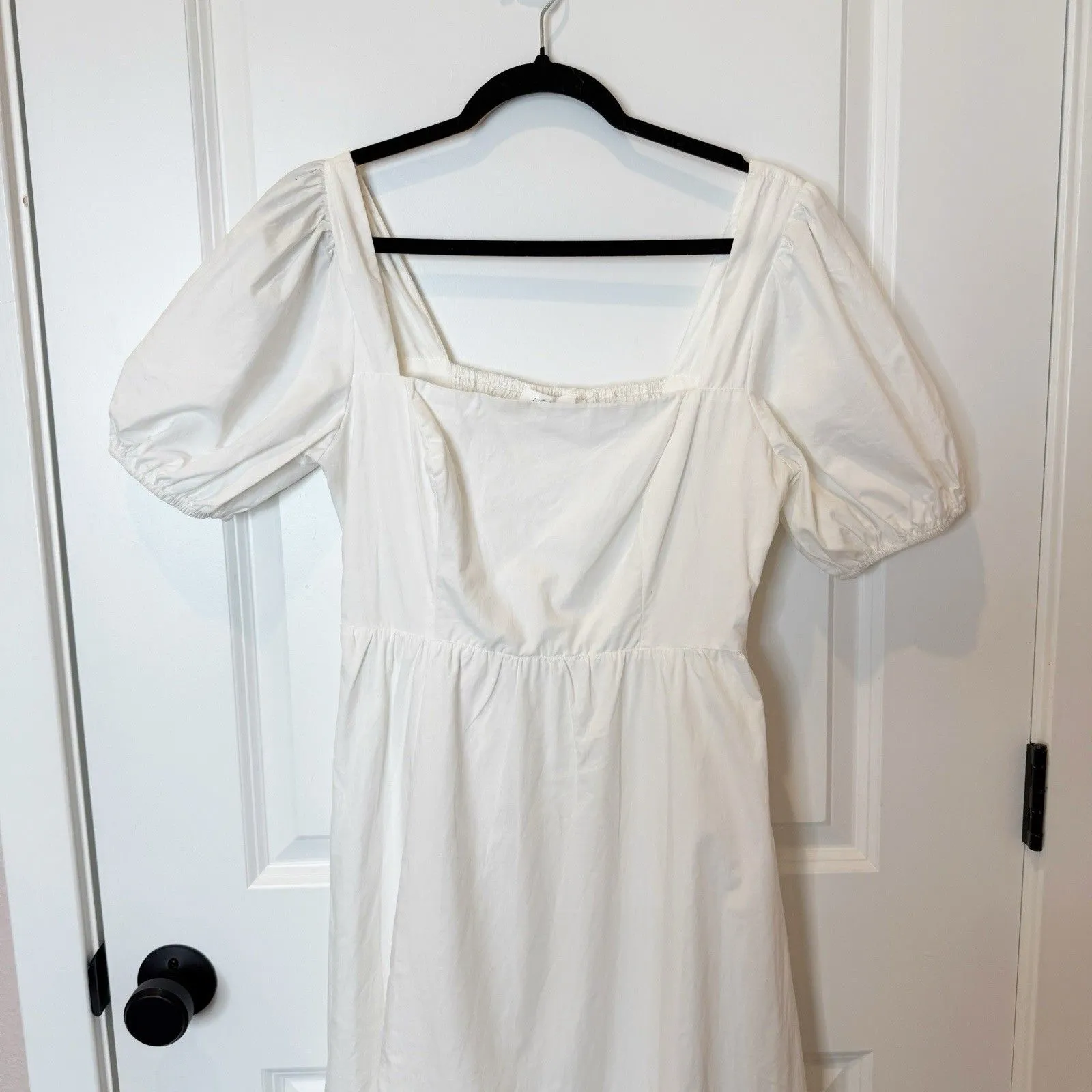 Astr The Label Womens White Milkmaid Maxi Dress Size M Coquette Cottagecore Soft - Image 2