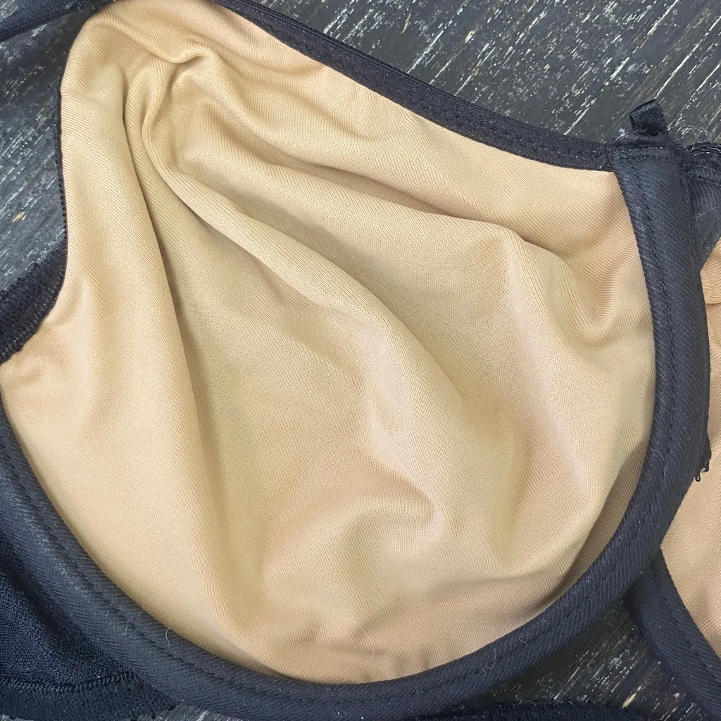 Chantelle Black Unlined Underwire Bra 36C - Image 3