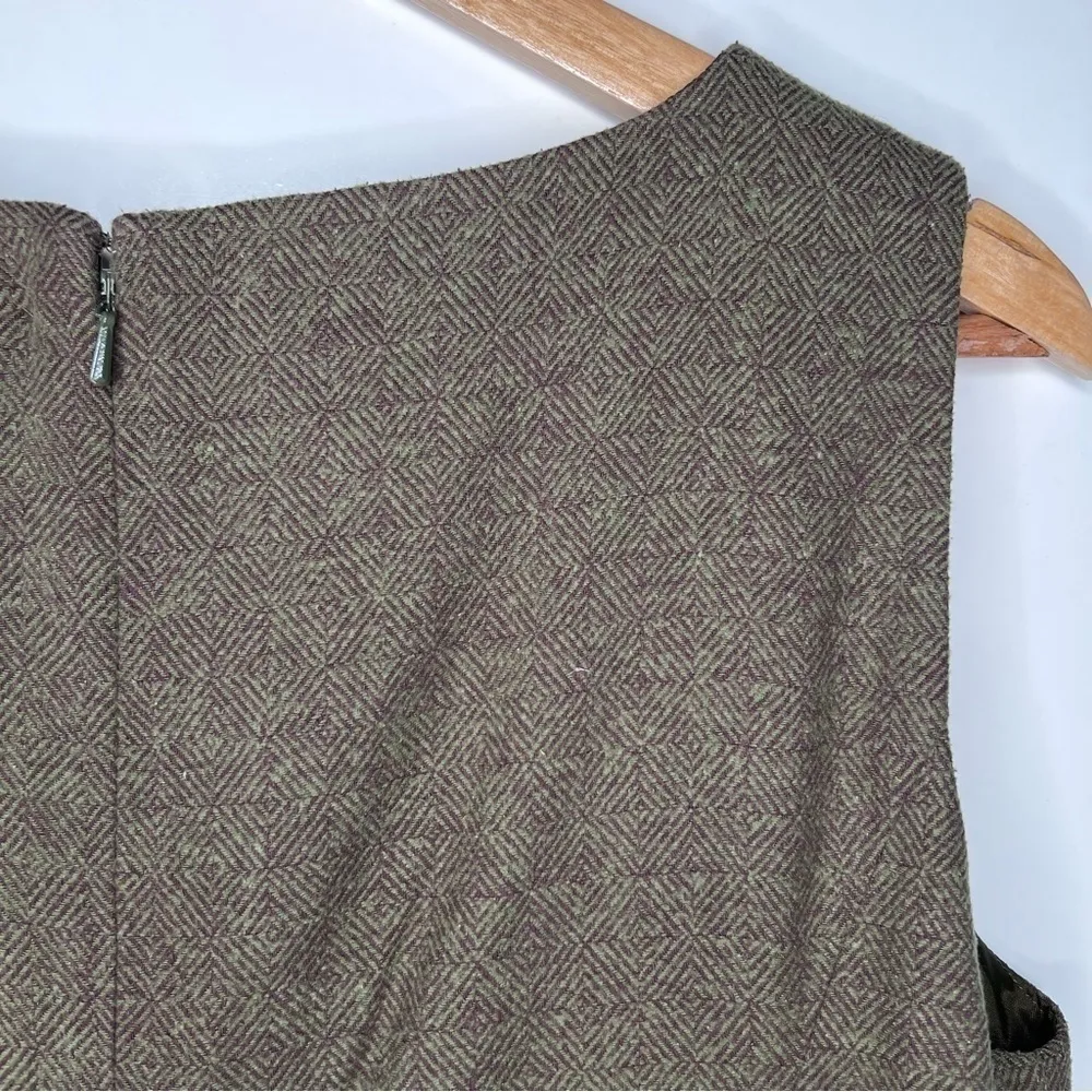 Diane Von Furstenburg Silk Assets Sheath Sleeveless Dress Size Small - Image 6