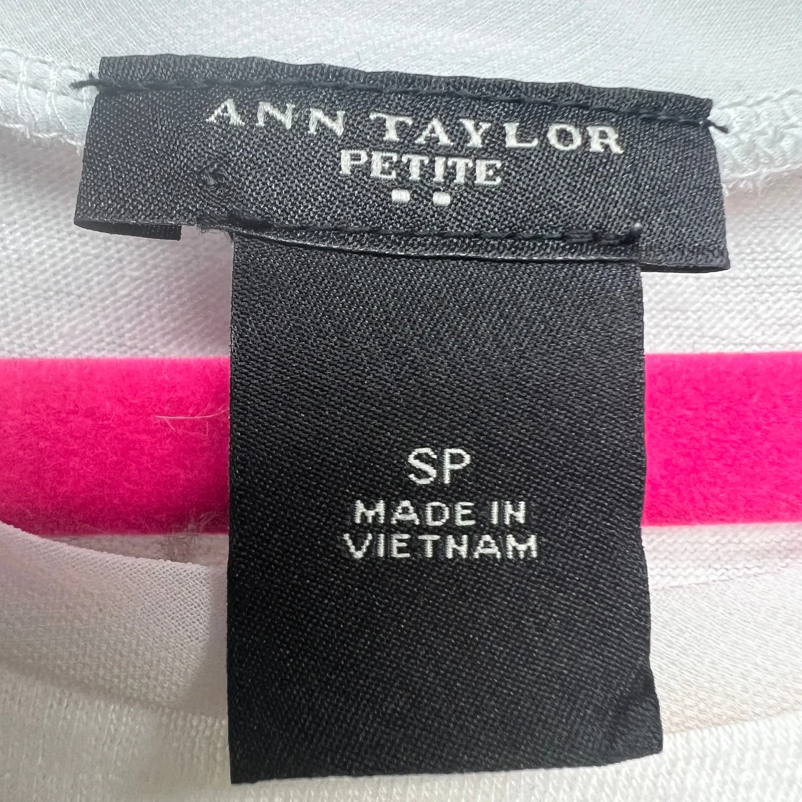 Ann Taylor Top Petite S Linen Quiet Luxury Lightweight Capsule Coastal Beachy - Image 2