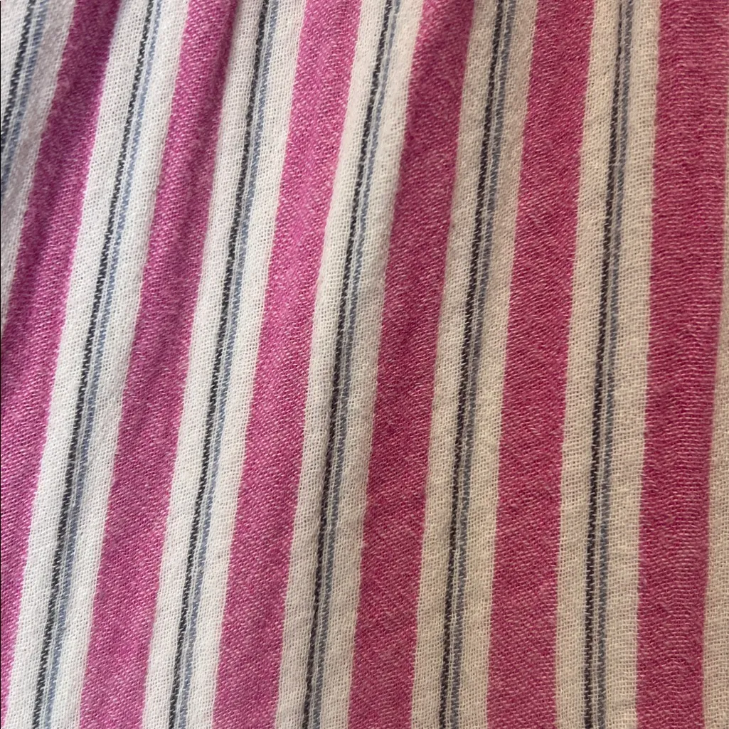 Universal Thread Pink and White Striped button down sun Dress size medium. - Image 9