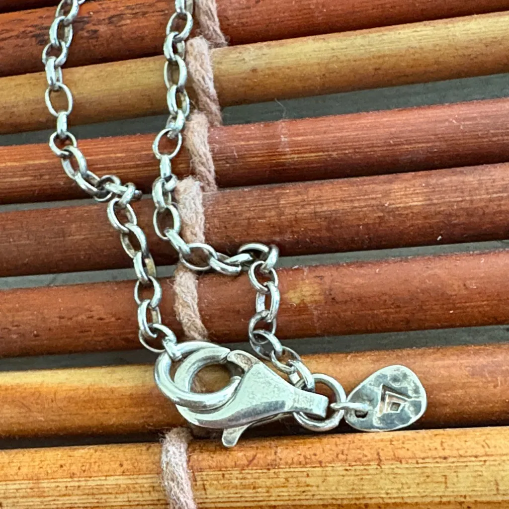 Silpada Silver Necklace with Turquoise and Green Details - Image 4