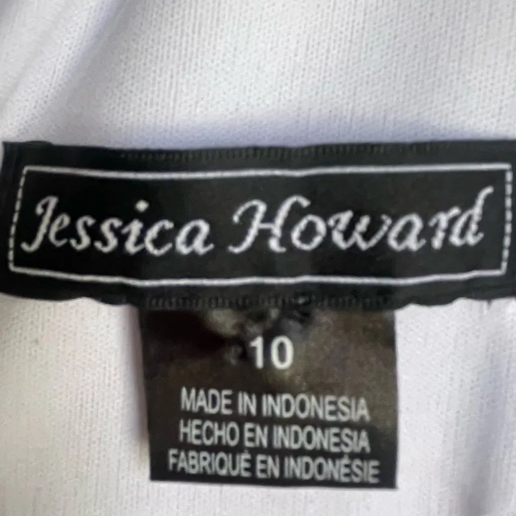 Jessica Howard Women's Floral Chiffon Tiered Cape Party Dress‎ Women’s size 10 - Image 11