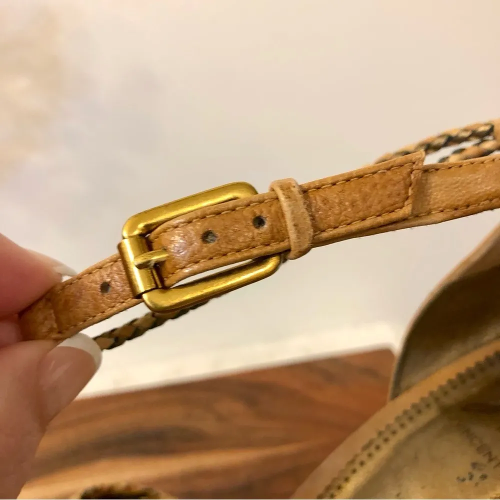 J Vincent Woven Leather Platform Heels Size 8 - Image 6