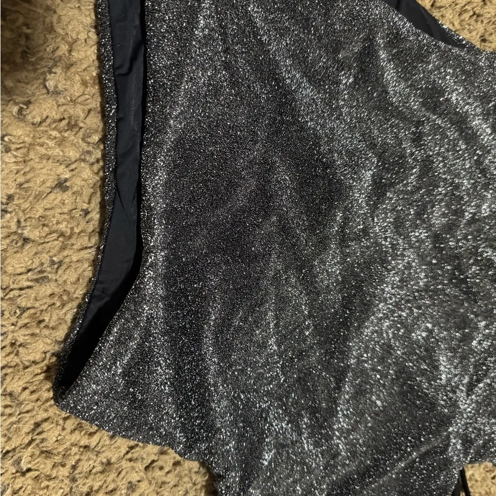 Sparkly Black One Piece Swimsuit Size L - Image 4
