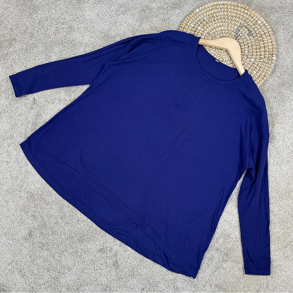 Lululemon Women’s City Bound Long Sleeve Shirt Top in Emperor Blue Size 12 - Image 3