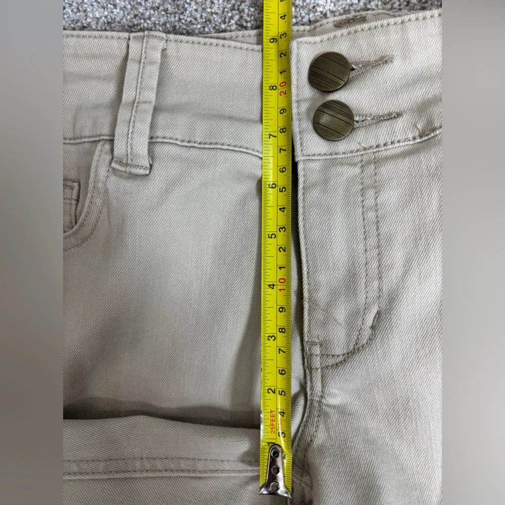 Cabi Pants Womens Size 8 Ivory Cotton Denim Jeans Boyfriend Straight Mid Rise - Image 6