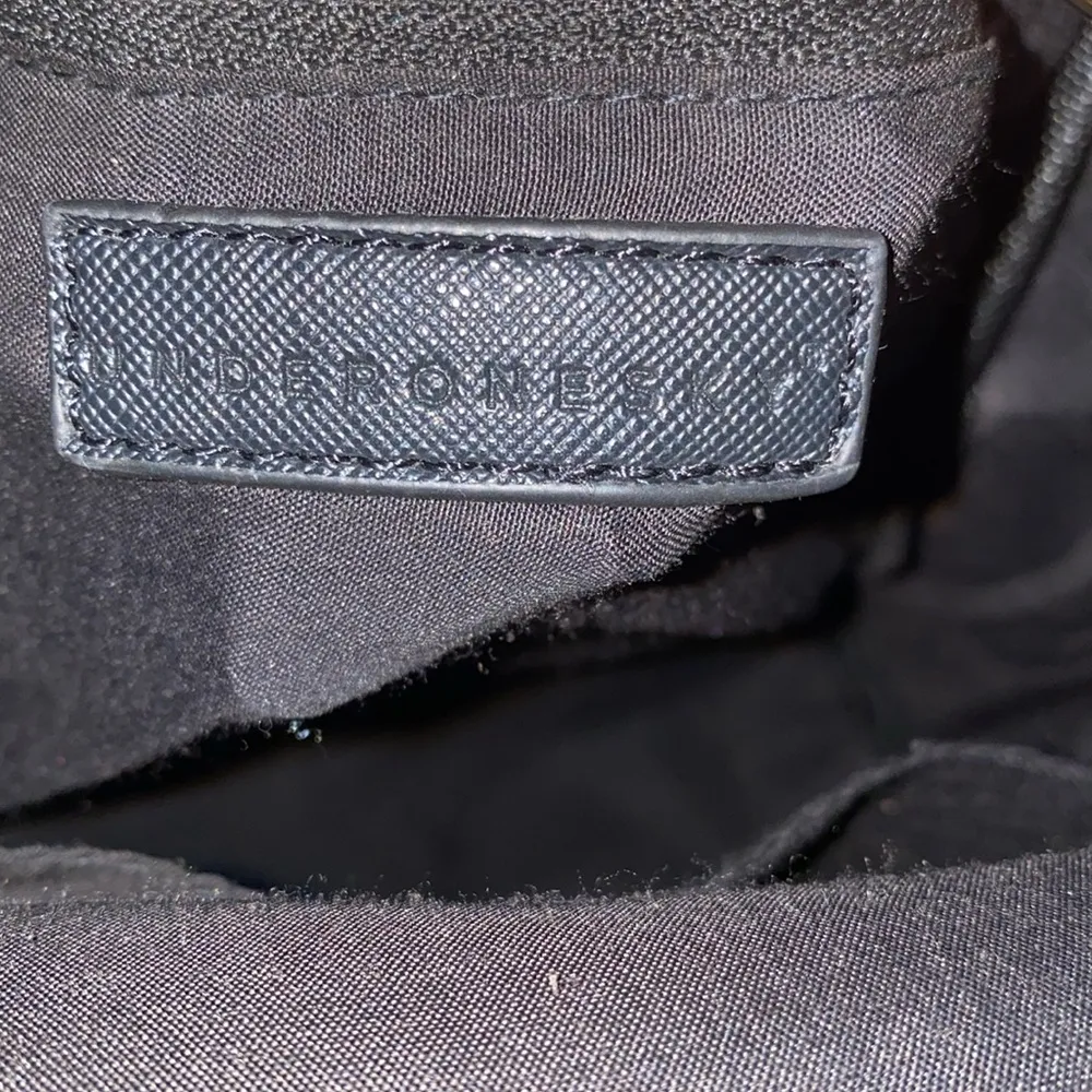 Under one sky backpack purse silver iridescence textured material - Image 8