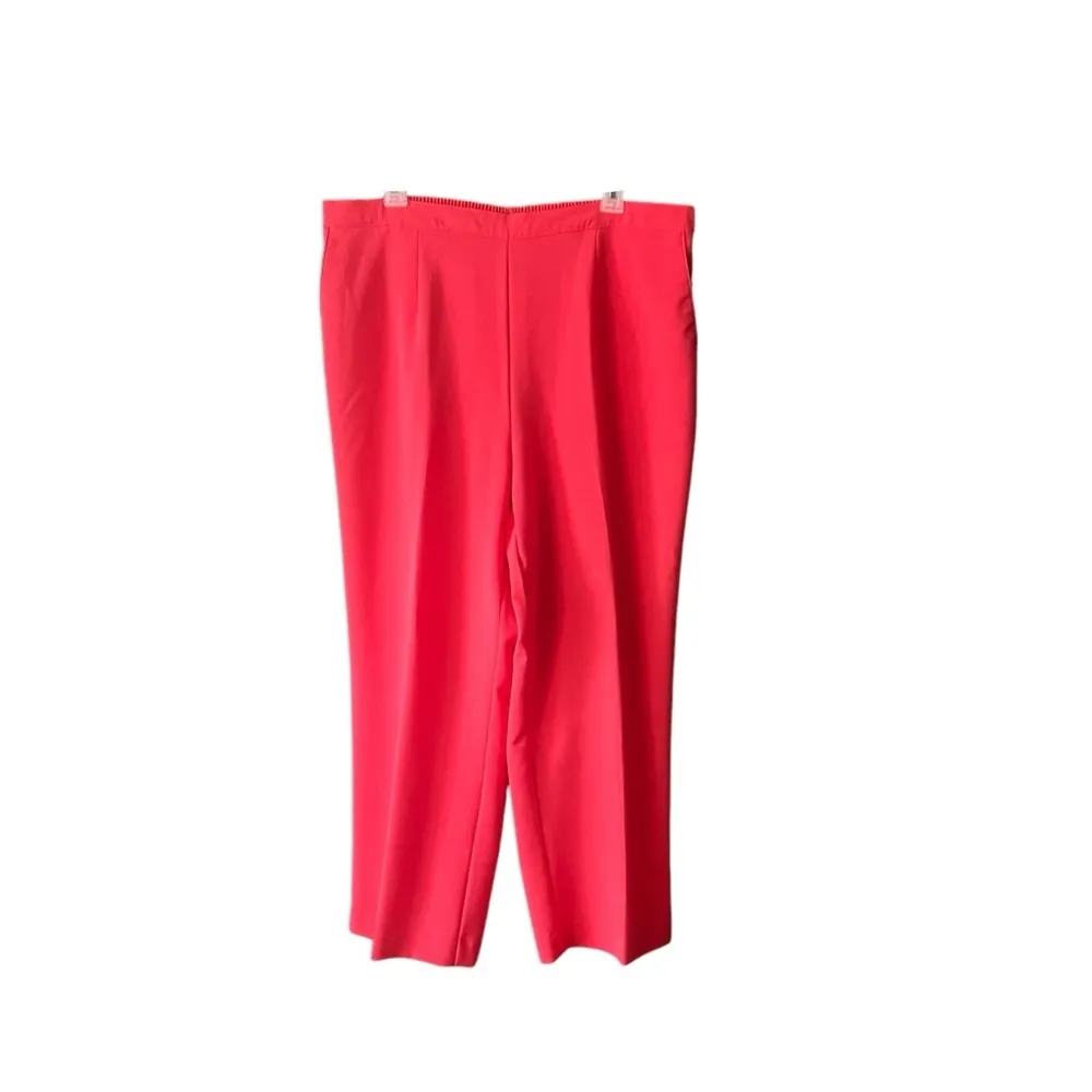 Vintage Alfred Dunner Jacket and Pant Rayon Blend Set. Size 20W - Image 4